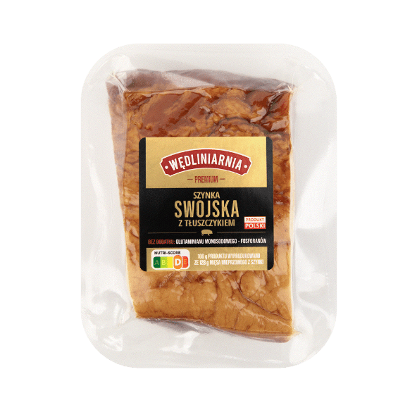 WĘDLINIARNIA PREMIUM Szynka swojska z tłuszczykiem