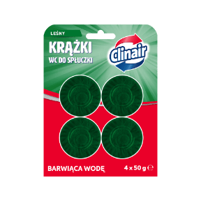CLINAIR Krążki barwiące do WC