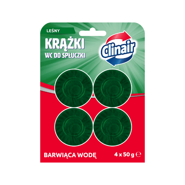 CLINAIR Krążki barwiące do WC