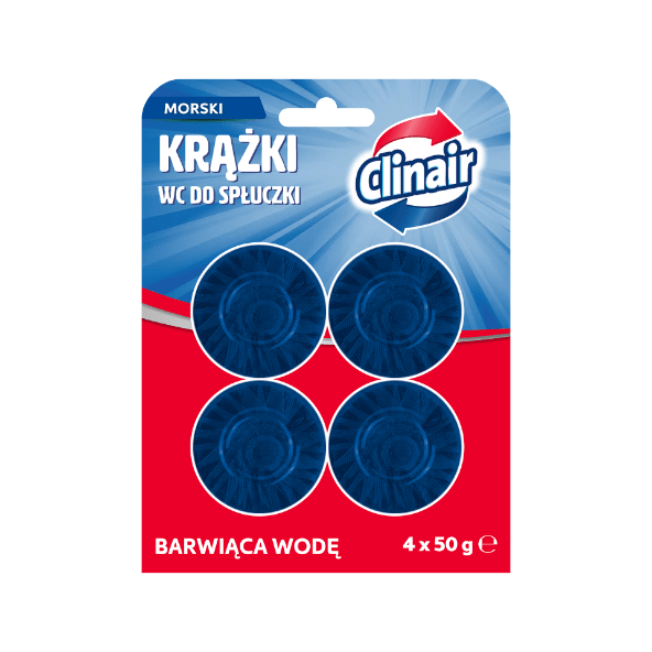 CLINAIR Krążki barwiące do WC