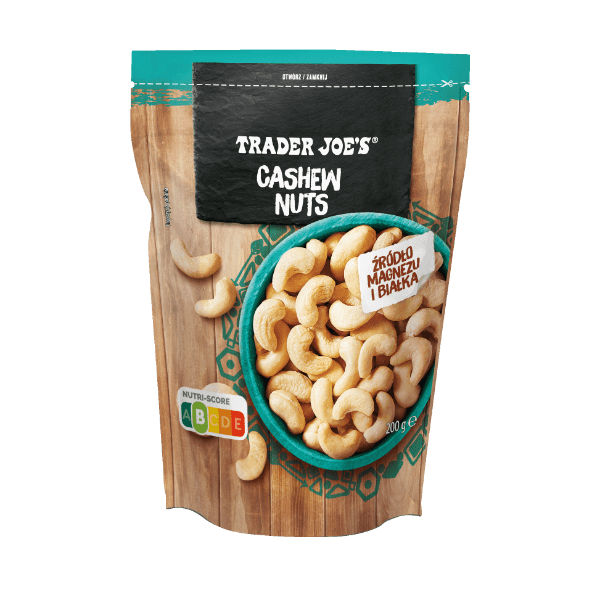 TRADER JOE'S Orzechy nerkowca niesolone