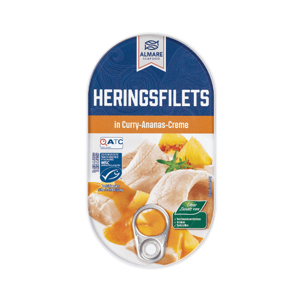 ALMARE Filety śledziowe w sosie kremowym