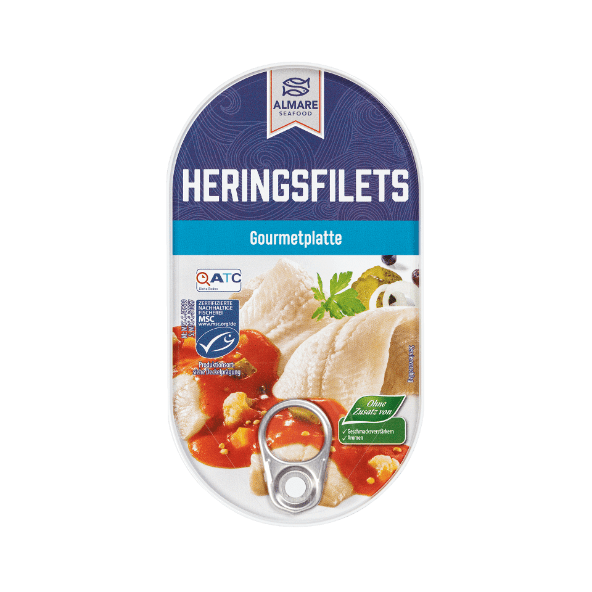 ALMARE Filety śledziowe w sosie kremowym