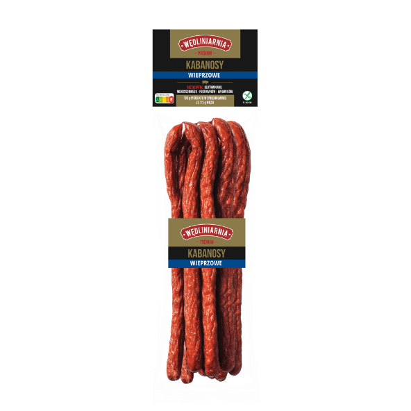 WĘDLINIARNIA PREMIUM Kabanosy wieprzowe/drobiowe