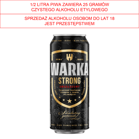 Piwo Warka Strong