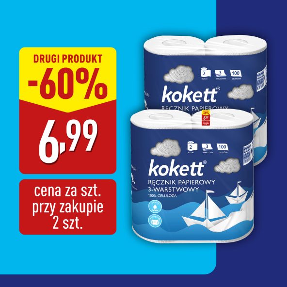 KOKETT Ręczniki papierowe 3-warstwowe