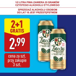 Piwo Žatecký Světlý Ležák