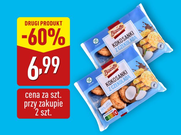 BISCOTTO Kokosanki z czekoladą