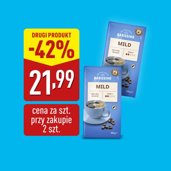 BARISSIMO Kawa mielona Mild