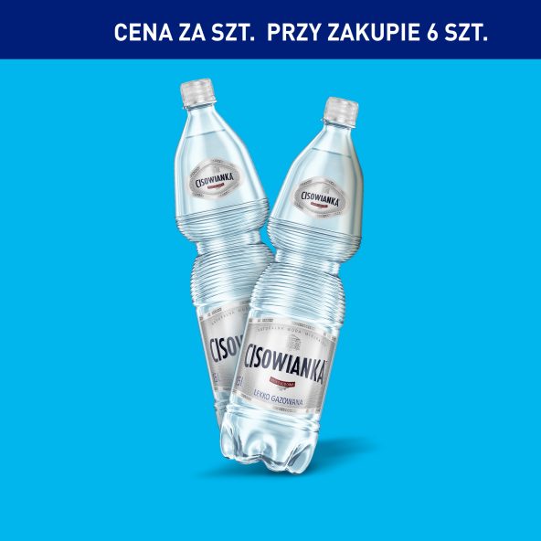 CISOWIANKA Woda mineralna lekko gazowana