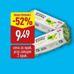 WESOŁY KURNIK Jaja z wolnego wybiegu L