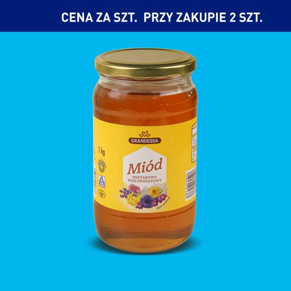 GRANDESSA Miód wielokwiatowy nektarowy
