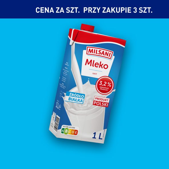 MILSANI Mleko 3,2% UHT
