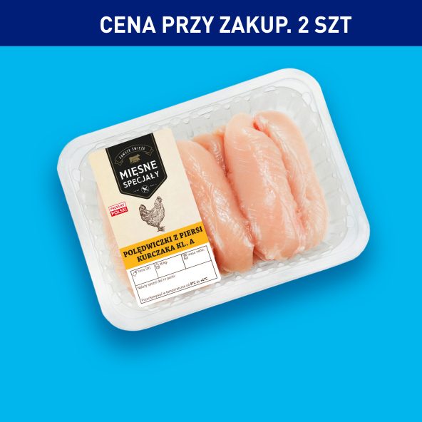 MIĘSNE SPECJAŁY Polędwiczki z piersi kurczaka
