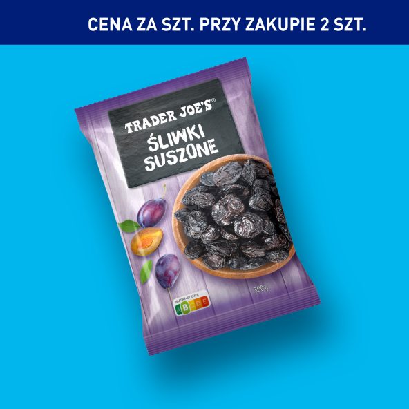 TRADER JOE'S Śliwki suszone