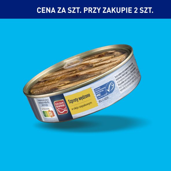GOLDEN SEAFOOD Szproty wędzone