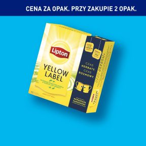 LIPTON Herbata czarna Yellow Label