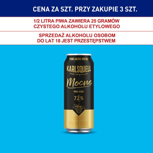 Piwo Karlsquell Mocne