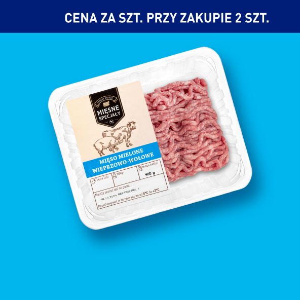 MIĘSNE SPECJAŁY Mięso mielone wieprzowo-wołowe