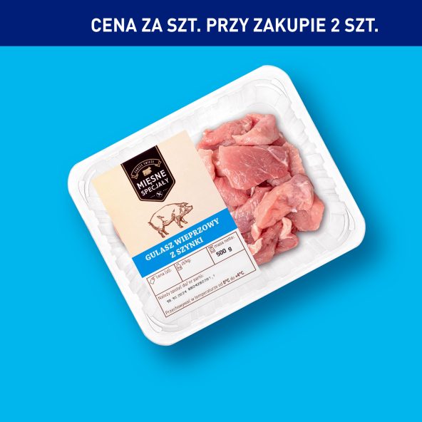 MIĘSNE SPECJAŁY Gulasz wieprzowy z szynki