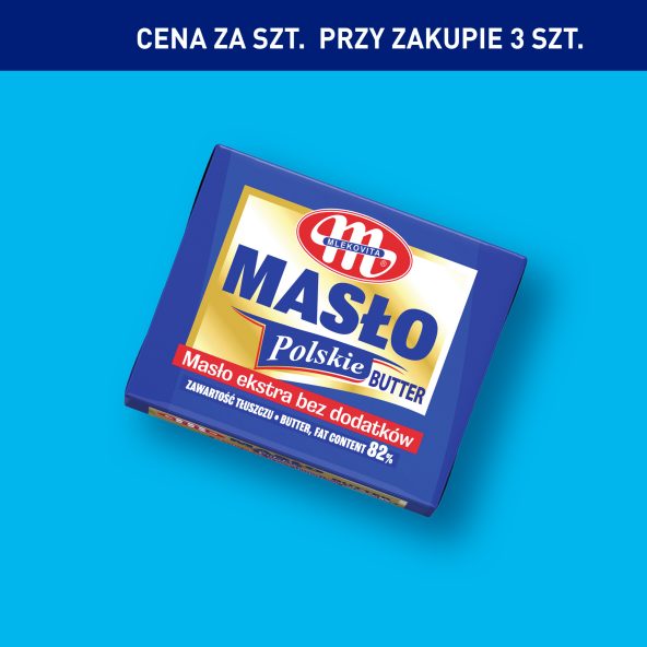 MLEKOVITA Masło polskie extra