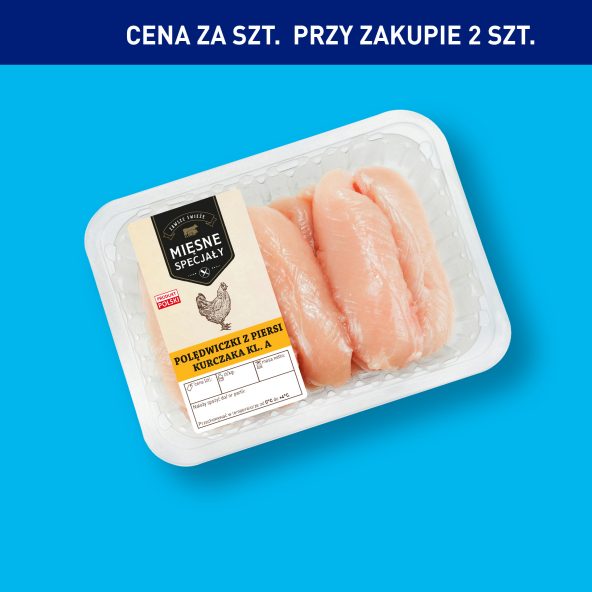 MIĘSNE SPECJAŁY Polędwiczki z piersi kurczaka