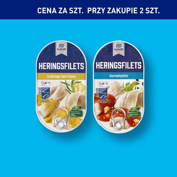 ALMARE Filety śledziowe w sosie kremowym