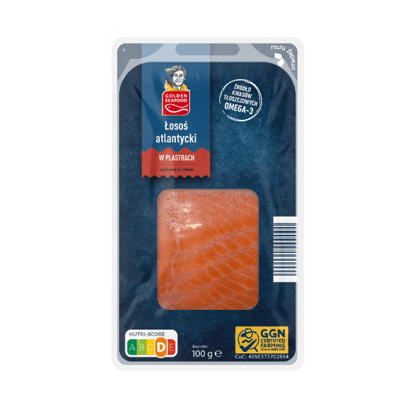 GOLDEN SEAFOOD Łosoś atlantycki wędzony