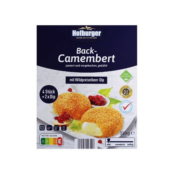 HOFBURGER Camembert w panierce Niska cena w ALDI