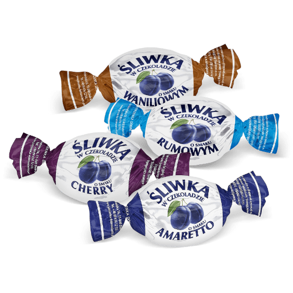 JUTRZENKA DOBRE MIASTO Śliwka w czekoladzie zimowe smaki