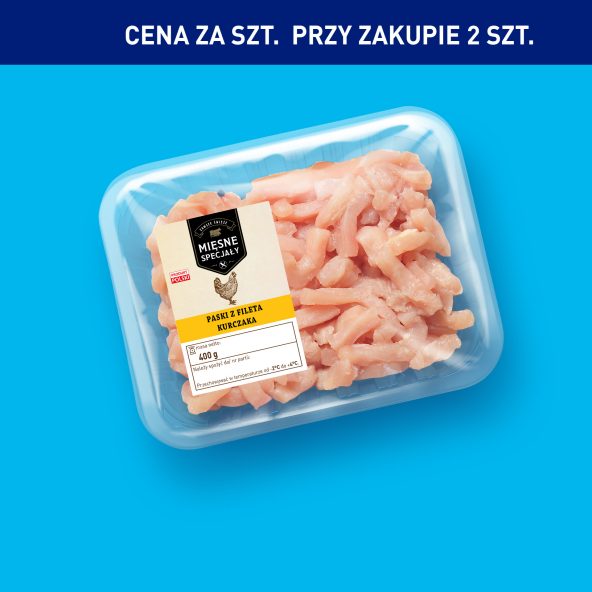 MIĘSNE SPECJAŁY Paski z fileta z piersi kurczaka