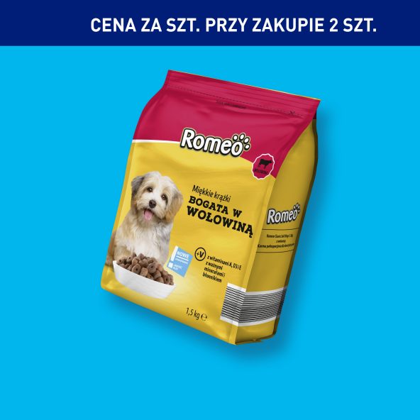ROMEO Karma półmokra dla psa