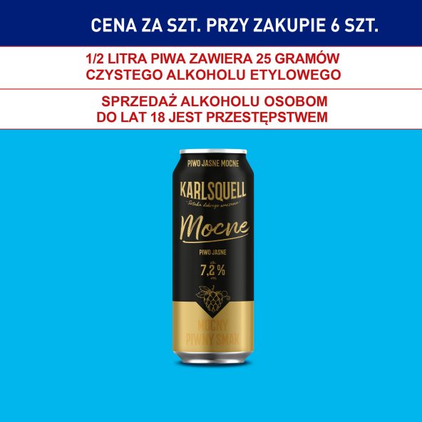 Piwo Karlsquell Mocne