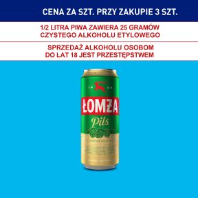Piwo Łomża Pils