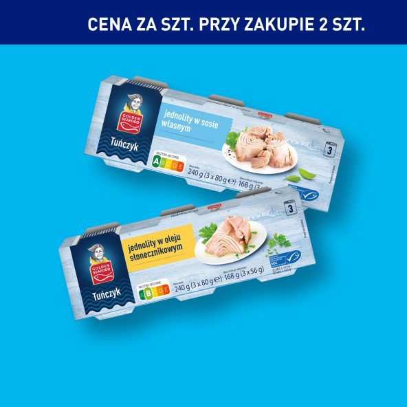 GOLDEN SEAFOOD Tuńczyk jednolity