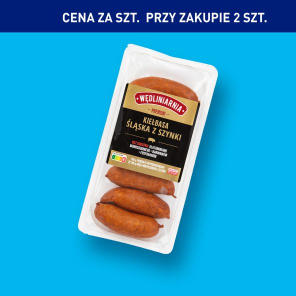 WĘDLINIARNIA PREMIUM Kiełbasa śląska z szynki