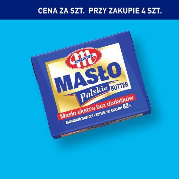 MLEKOVITA Masło polskie extra
