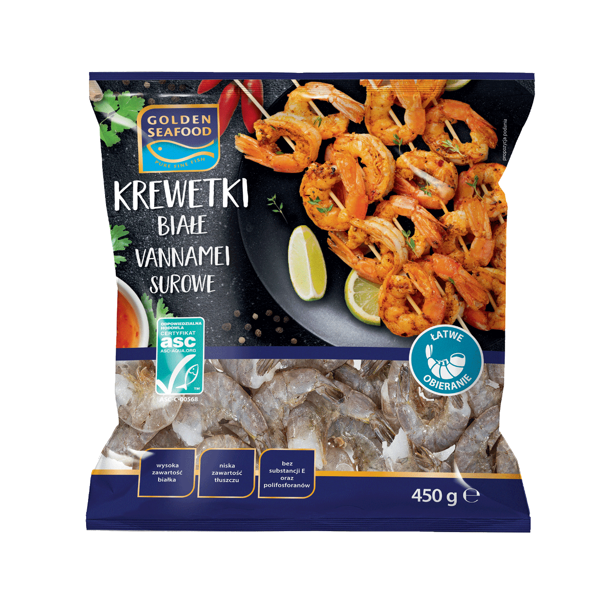 GOLDEN SEAFOOD Krewetki Vannamei mix Niska cena w ALDI