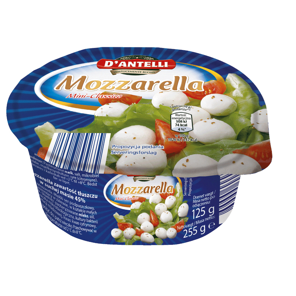 D'ANTELLI Ser Mozzarella mini Niska cena w ALDI