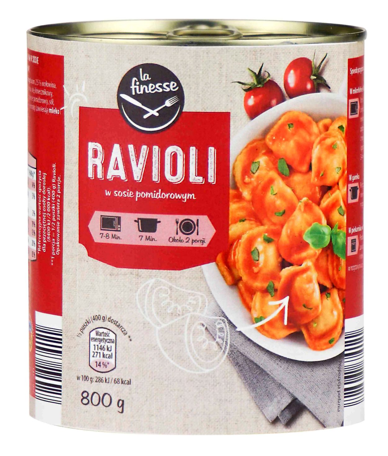 LA FINESSE Ravioli Niska cena w ALDI